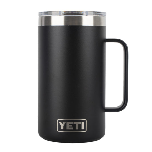 YETI Rambler 24oz Mug MS Black - The Sporting Lodge