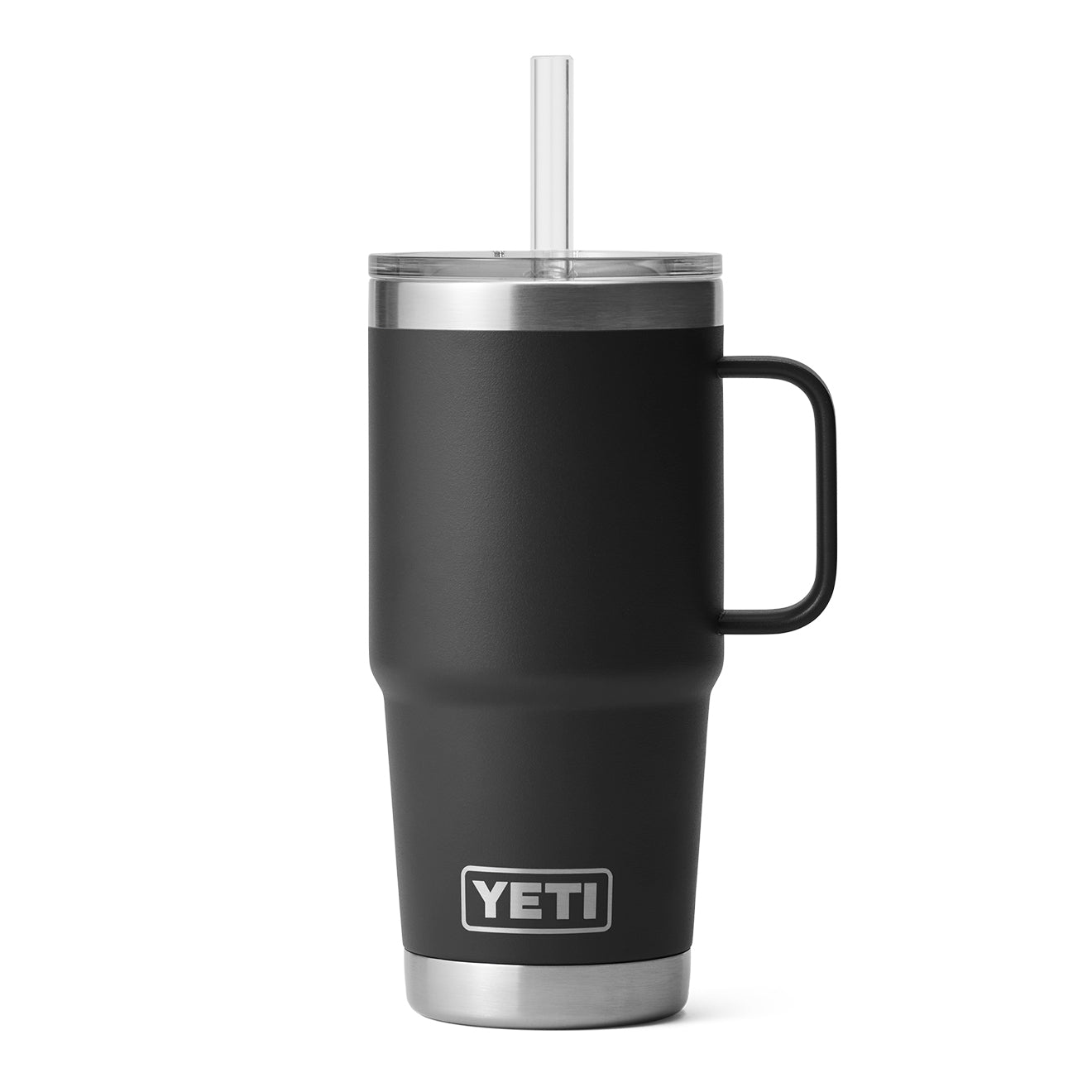 YETI Rambler 25oz Straw Mug Black - The Sporting Lodge