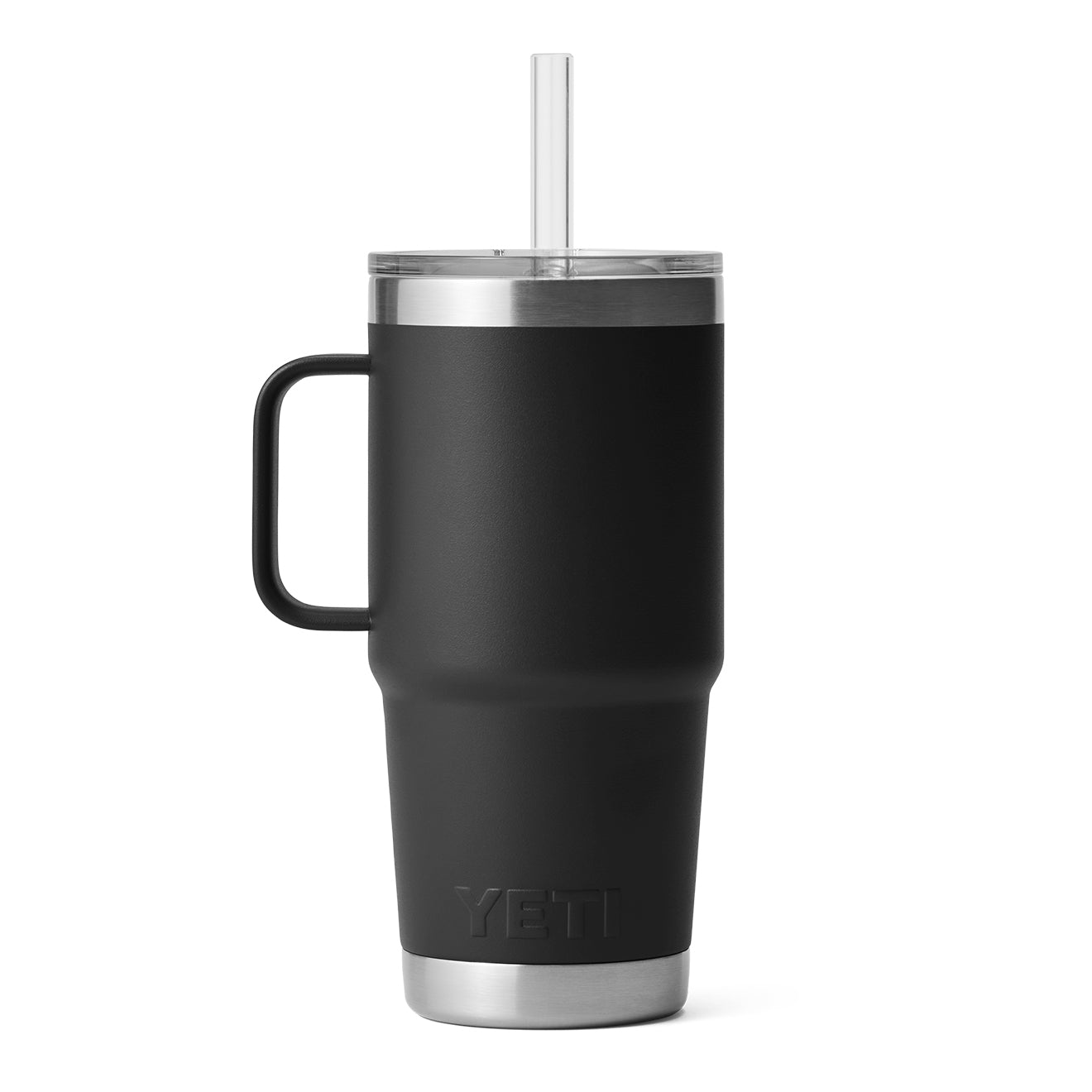 YETI Rambler 25oz Straw Mug Black - The Sporting Lodge