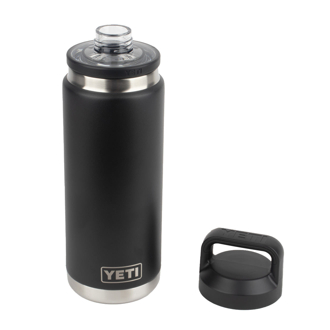 YETI Rambler 26oz Bottle Chug Black - The Sporting Lodge