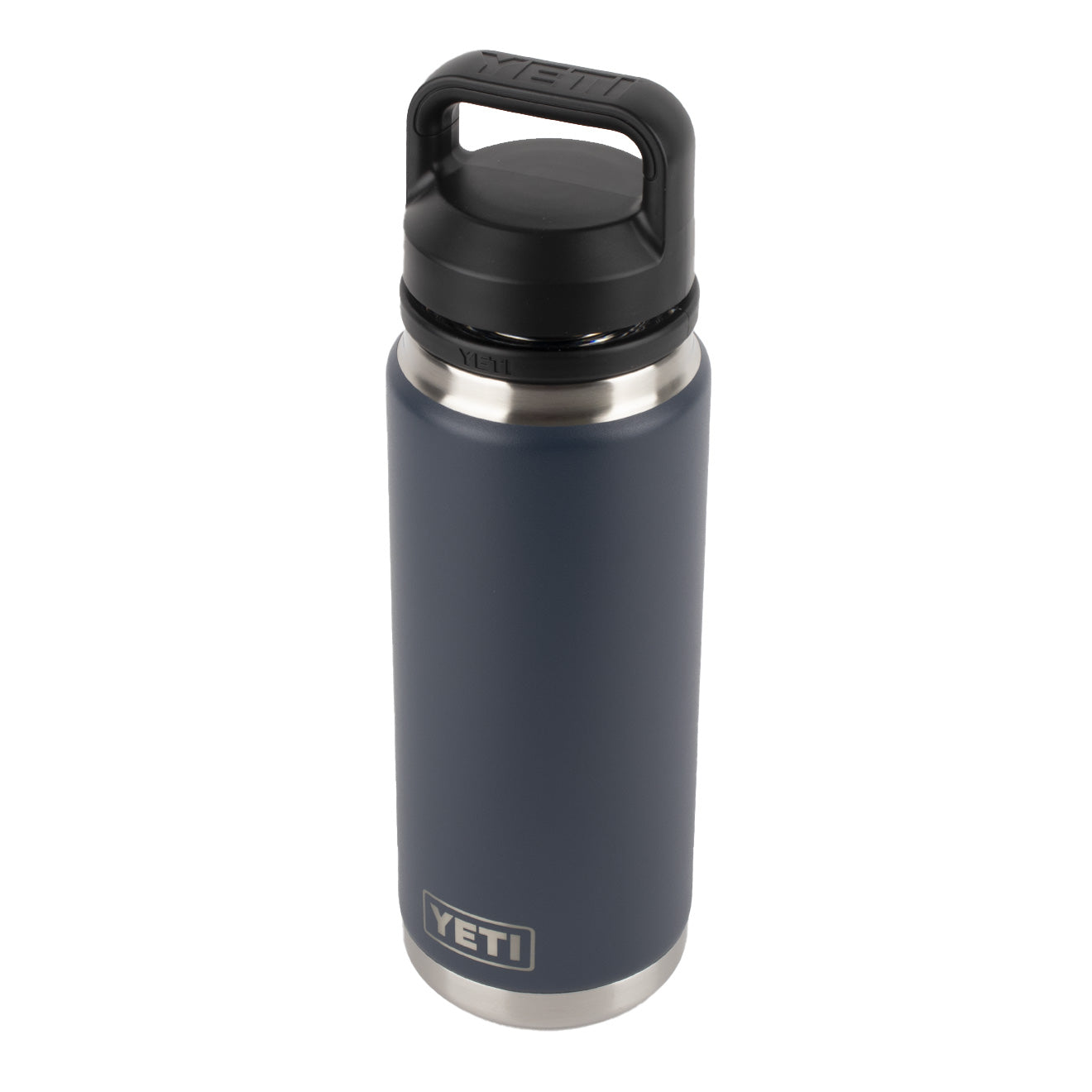 YETI Rambler 26oz Bottle Chug Navy - The Sporting Lodge