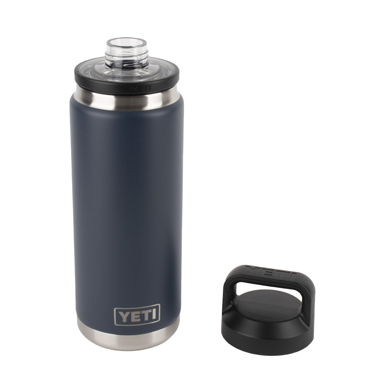 YETI Rambler 26oz Bottle Chug Navy - The Sporting Lodge