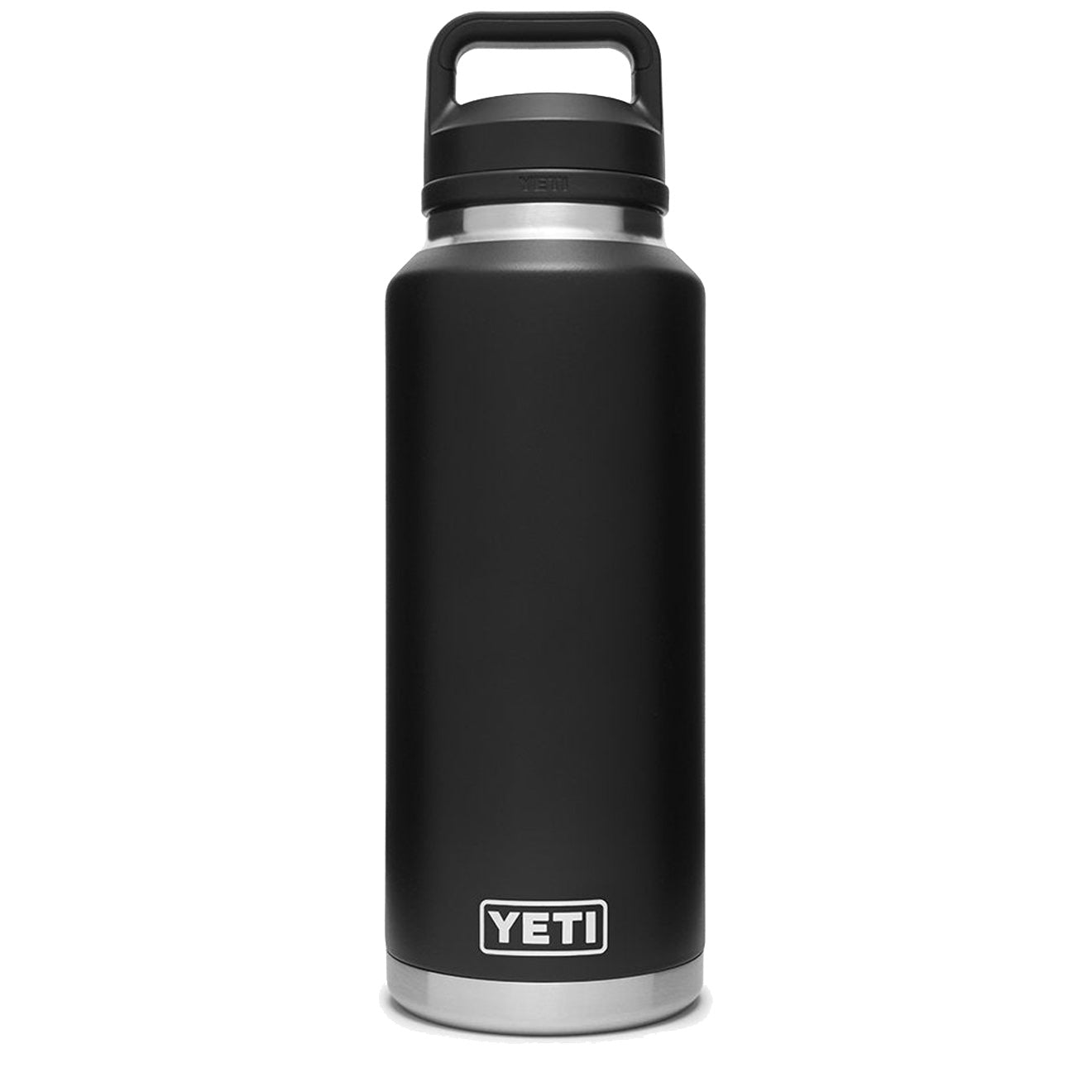 YETI Rambler 46oz Bottle Chug Black - The Sporting Lodge