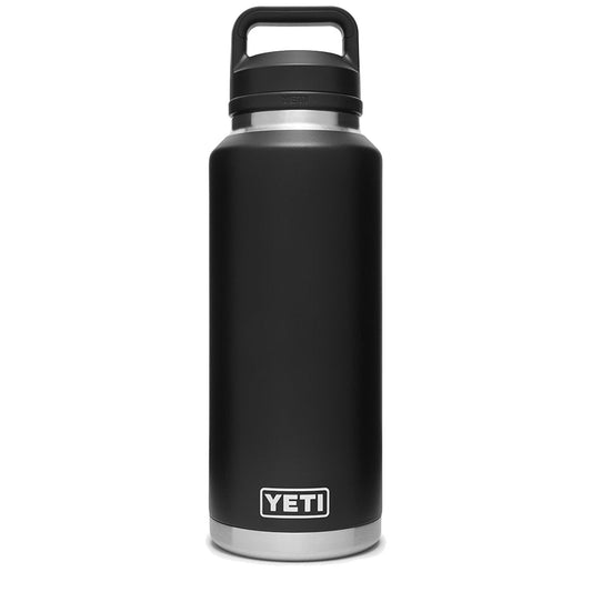 YETI Rambler 46oz Bottle Chug Black - The Sporting Lodge