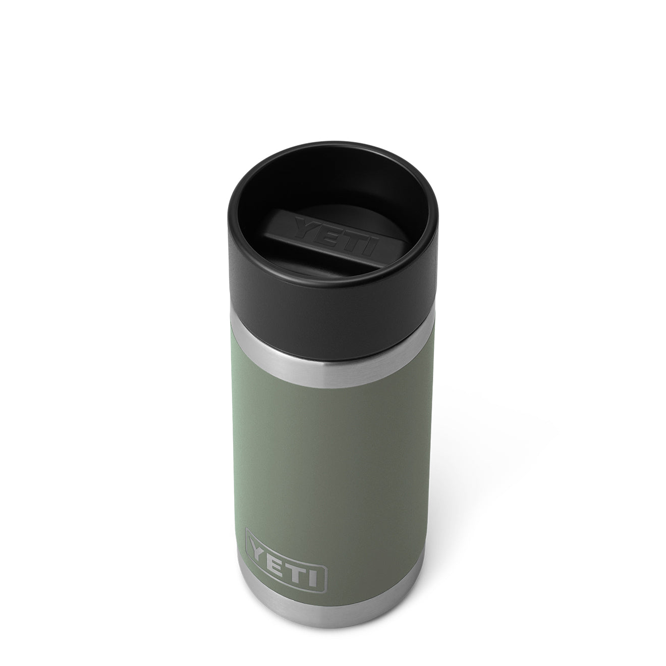 Yeti Rambler 12oz Bottle with HotShot Cap Camp Green | The Sporting Lodge