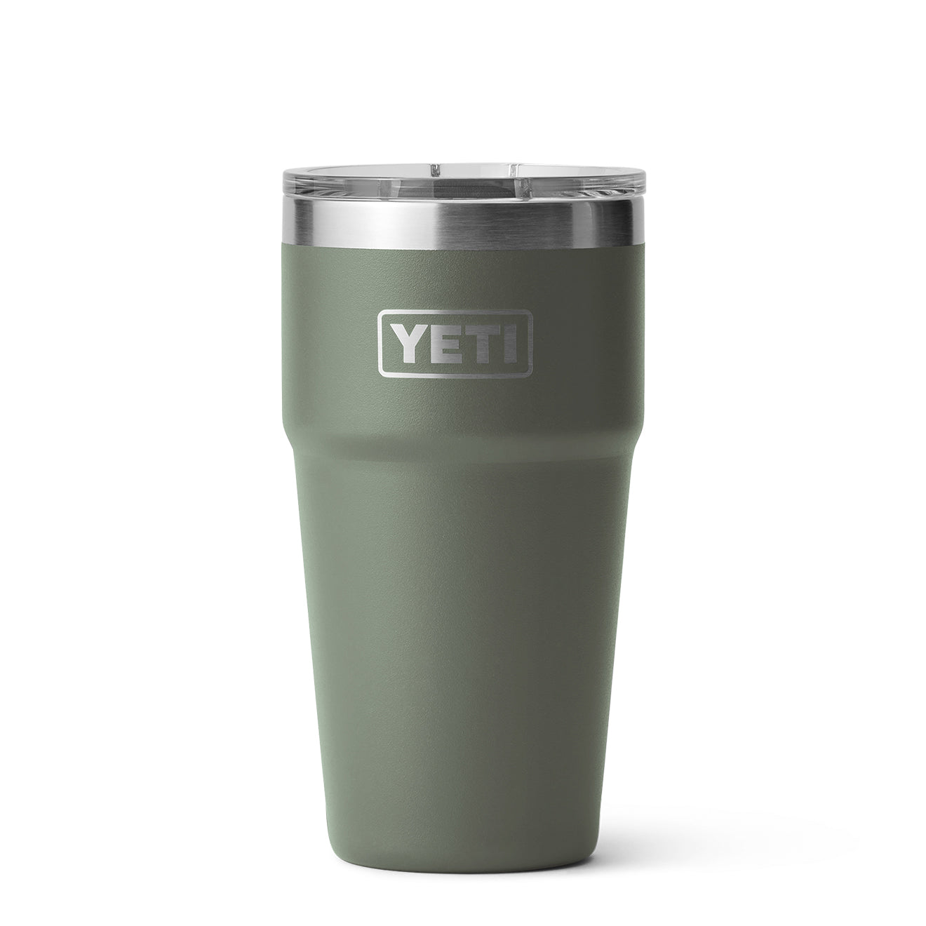 Yeti Rambler 16 oz Stackable Pint hot Camp Green