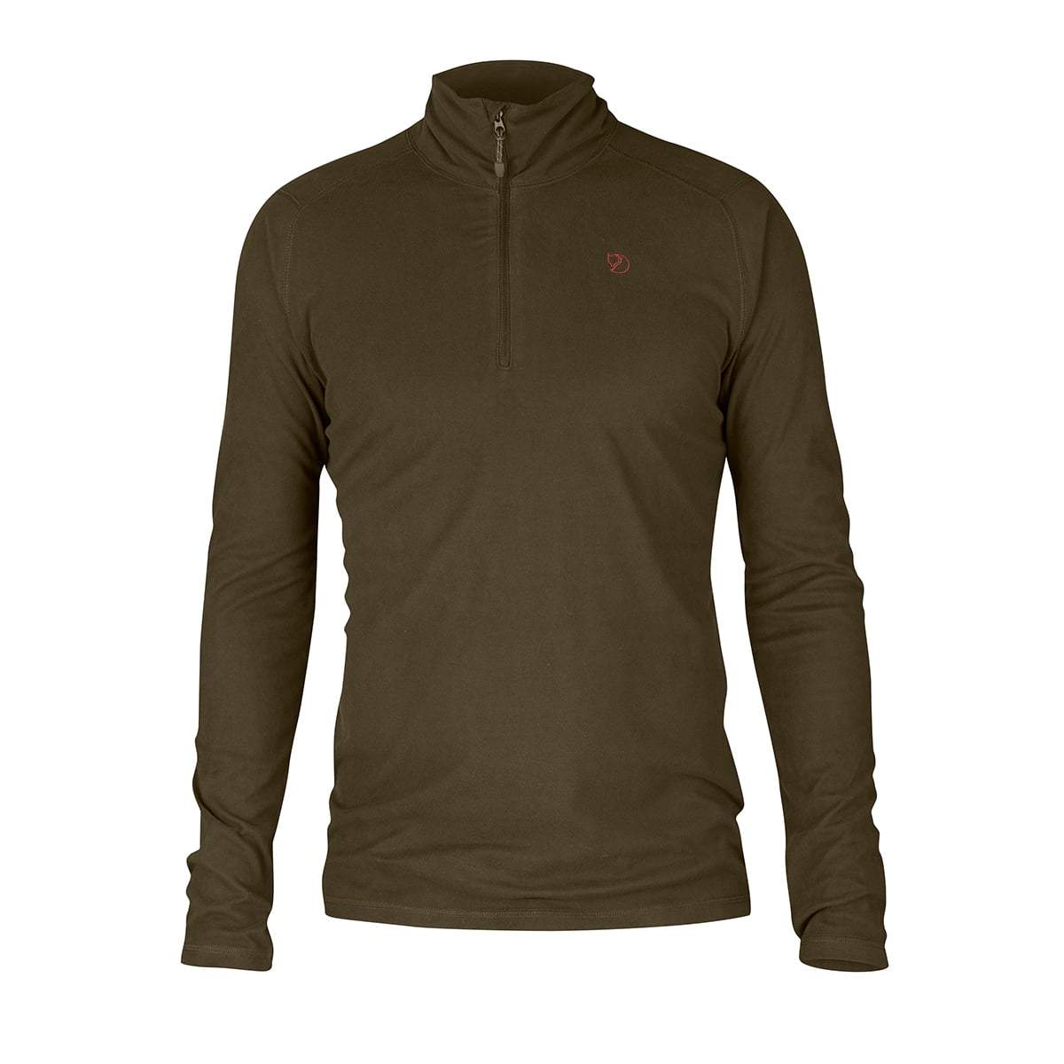 Fjallraven Pine Half Zip Microfleece Dark Olive - The Sporting Lodge